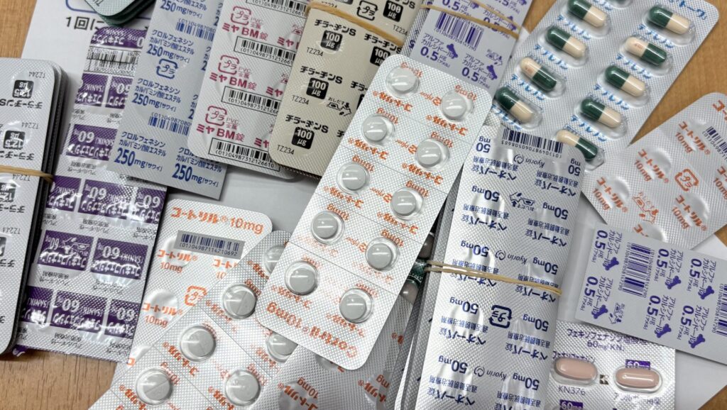 数が多くて管理が難しいお薬